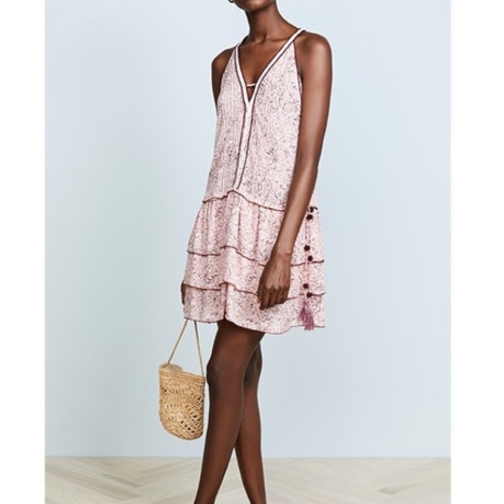 Poupette St Barth Betty Mini Dress Pink